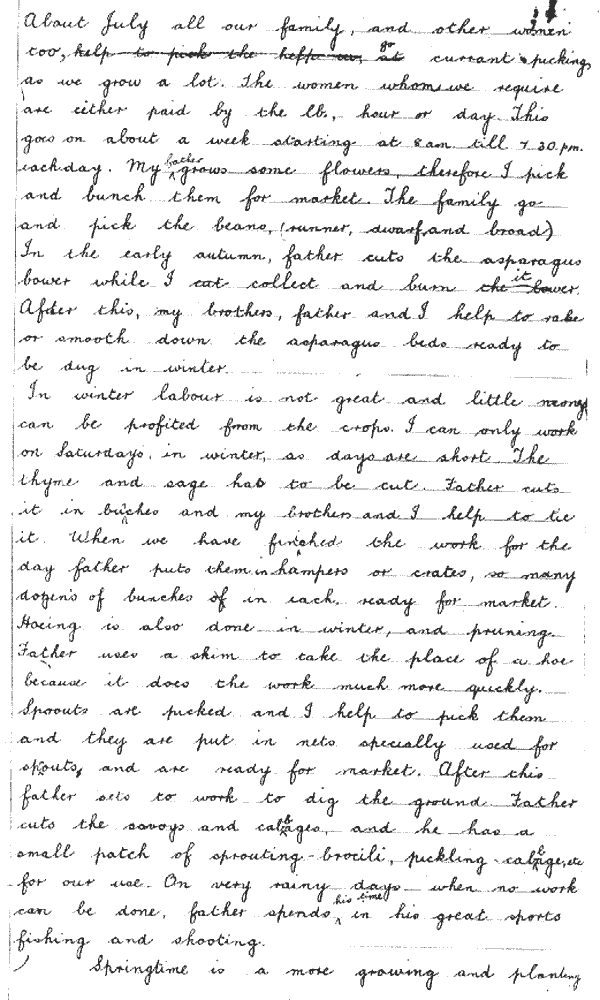 Letter written by Charles W Major in 1933