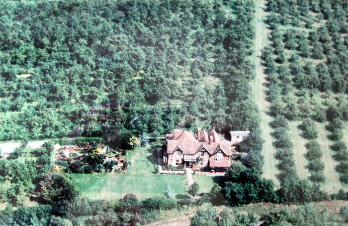 Dr Heath’s home on Longdon Hill, photographed here in 1961.