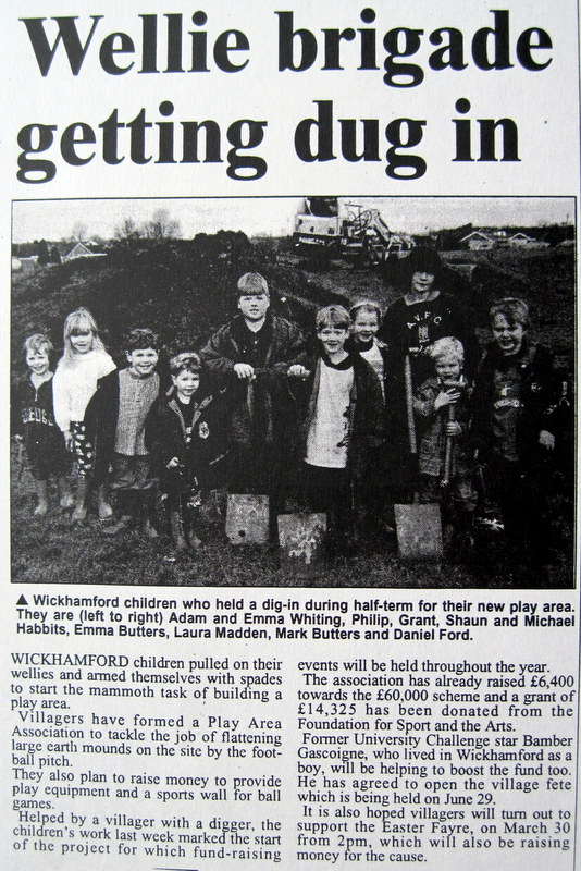 Report from the Evesham Journal of 29th February 1996.