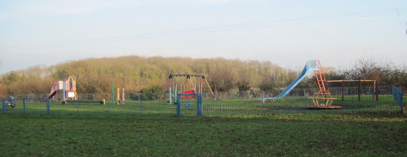 The adventure playground in the recreation ground – (photographed in January 2015).