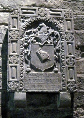 Memorial to Thomas Spooner in the Church at Tanworth in Arden, Warks., although he was buried in Wickhamford. His son, also Thomas, put up the Memorial some time between 1593 and 1614.