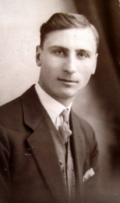 Ted Roberts as a young man