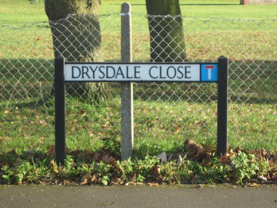 Drysdale Close, beside the playing field was named after Bertha Drysdale