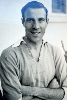 Jack Haines as a player at Leicester City in the 1947-48 season.