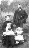 George & Edith Annie Greening with daughters Georgina & Edith Annie