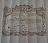 Ethel Sladden’s Red Cross Certificates