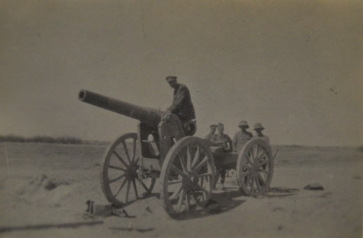 Captured Turkish Gun 1917